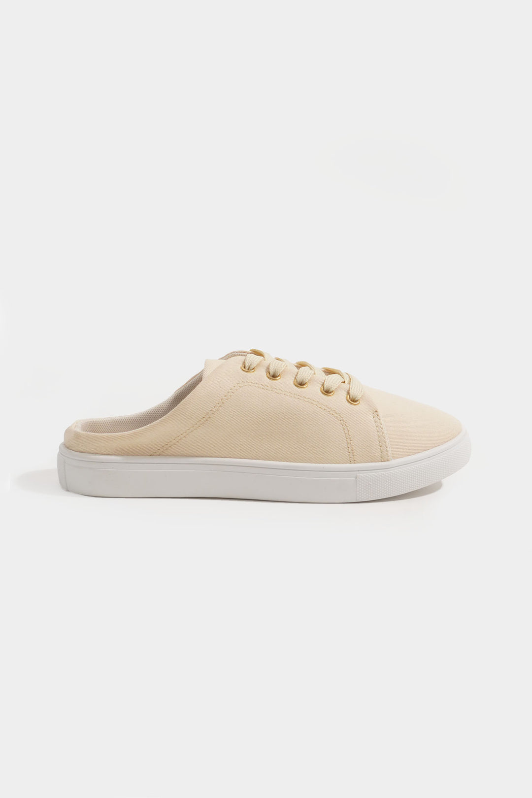 Half Slip On Canvas Sneakers