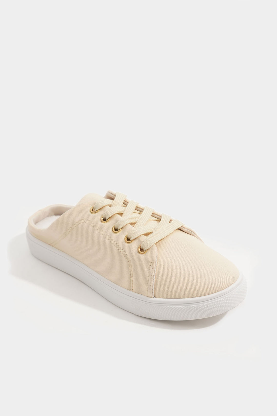 Half Slip On Canvas Sneakers