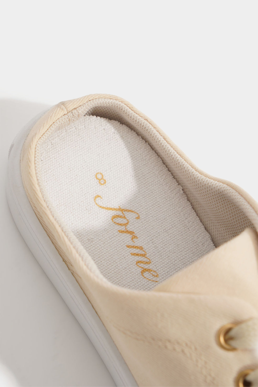 Half Slip On Canvas Sneakers