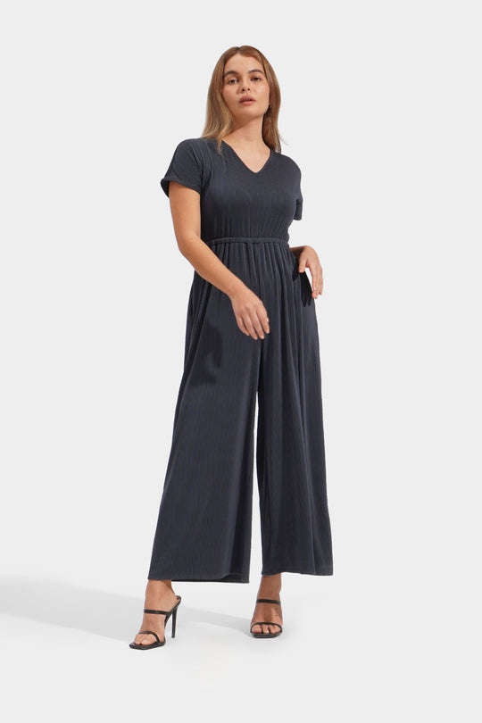 V-Neck Jumpsuit