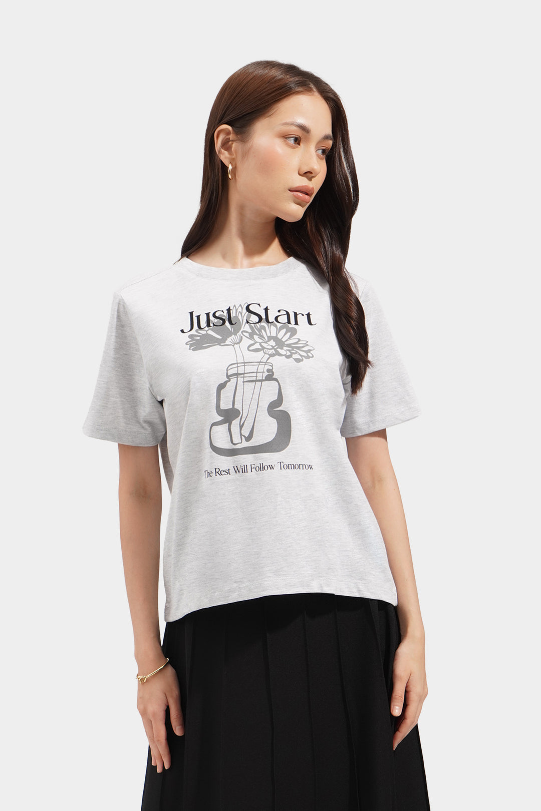 Just Start Graphic Tee