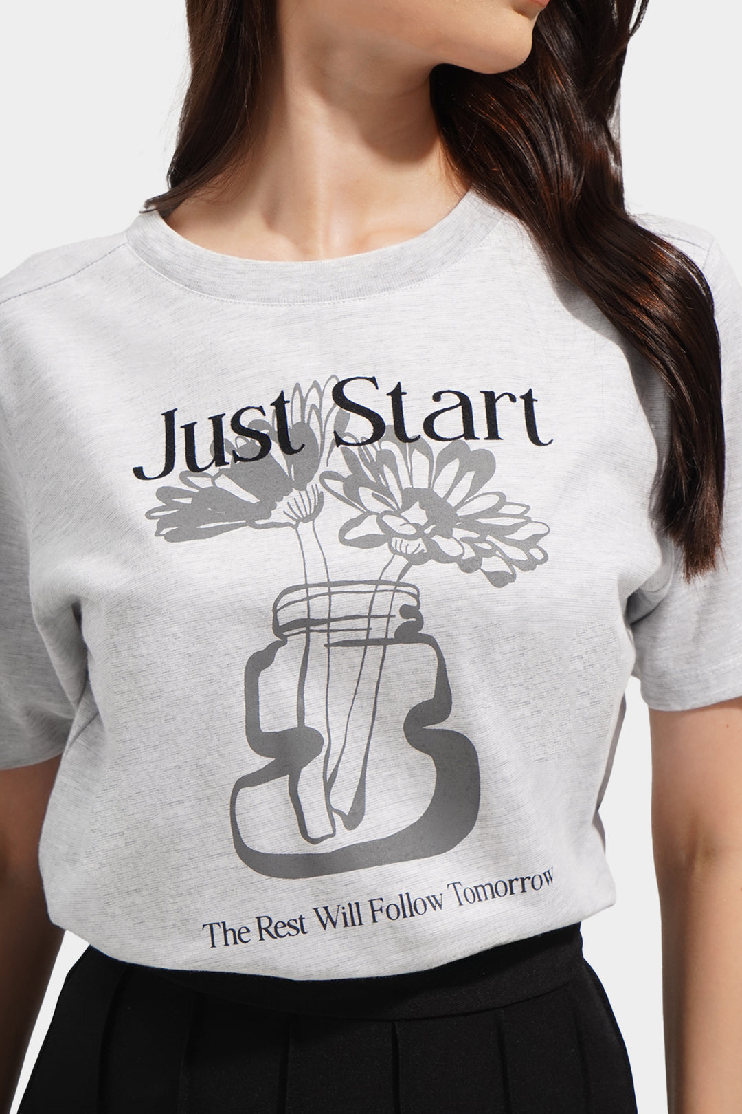 Just Start Graphic Tee