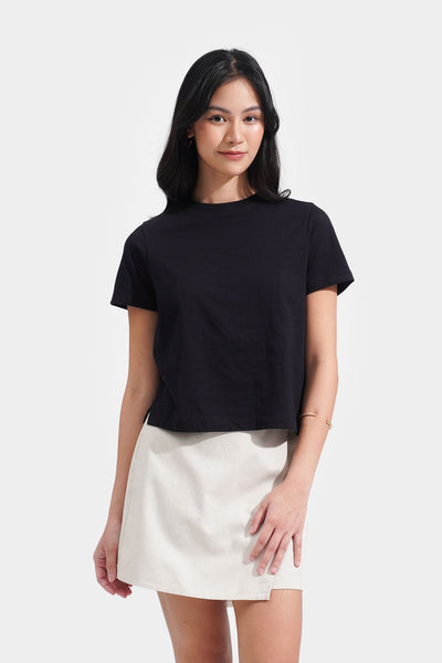 Regular Tee with Side Slits