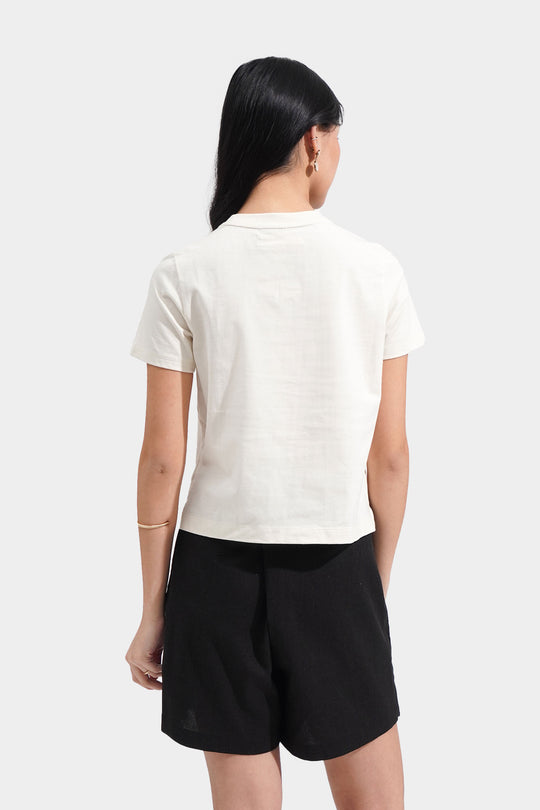 Regular Tee with Side Slits